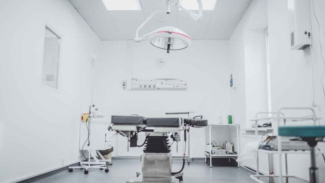 Disinfected medical exam and treatment room