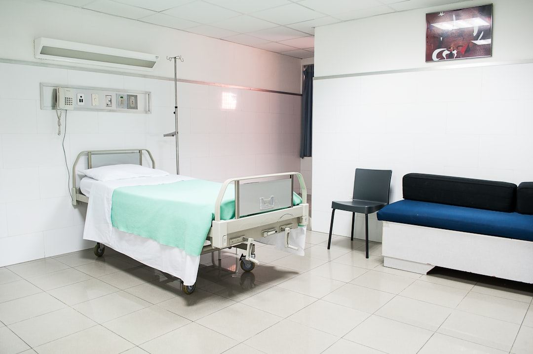 Patient room cleaned to healthcare standards